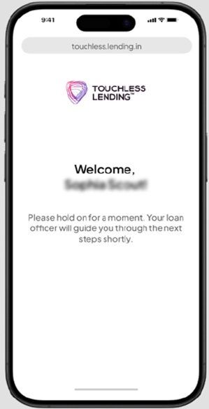 Live engagement with borrower mobile 3